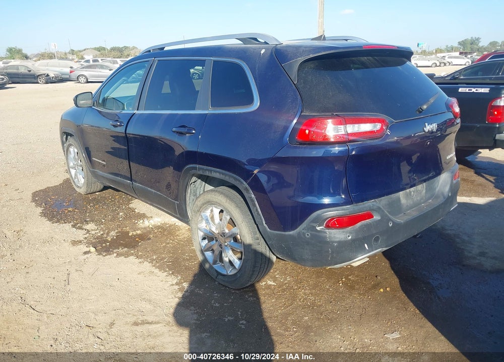 2016 JEEP CHEROKEE LIMITED VIN: 1C4PJLDB3GW237856