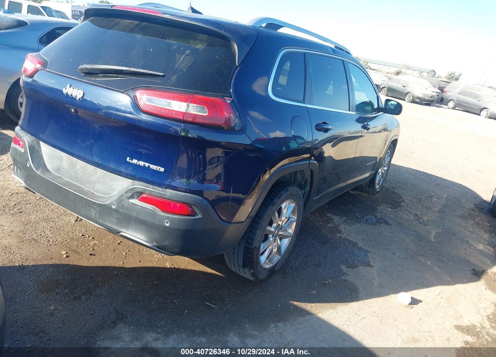 2016 JEEP CHEROKEE LIMITED VIN: 1C4PJLDB3GW237856