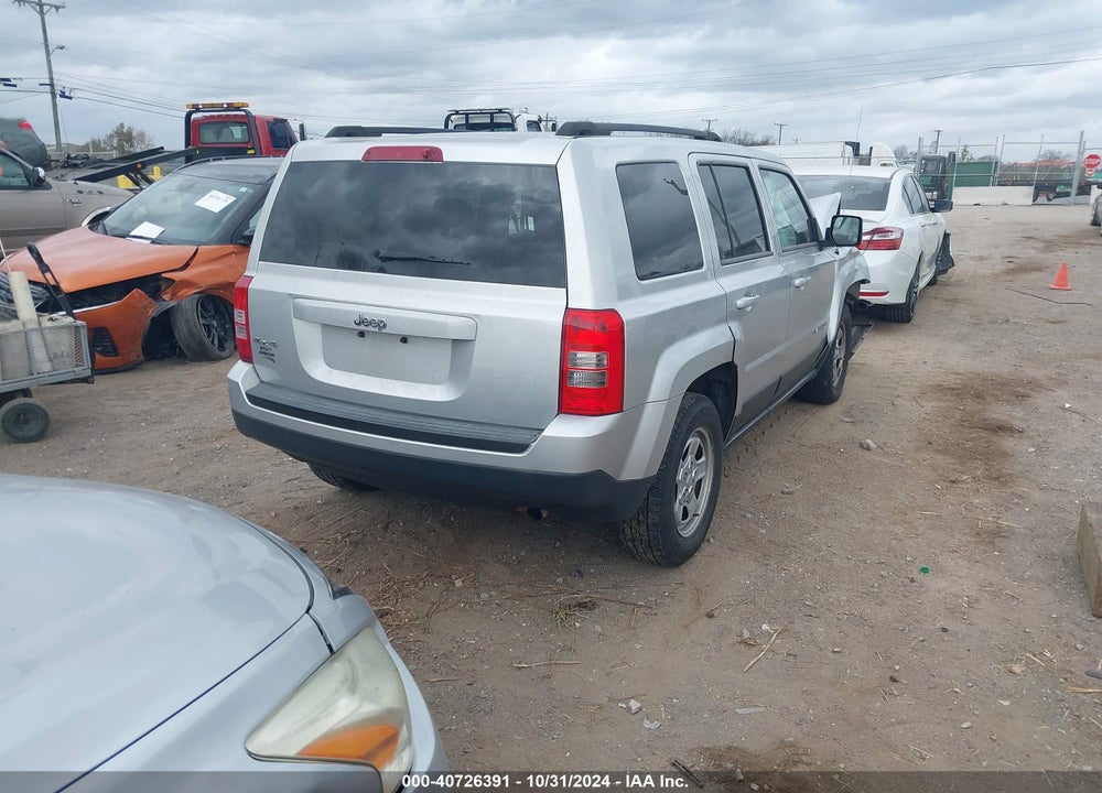 2014 JEEP PATRIOT SPORT VIN: 1C4NJRBB8ED520386