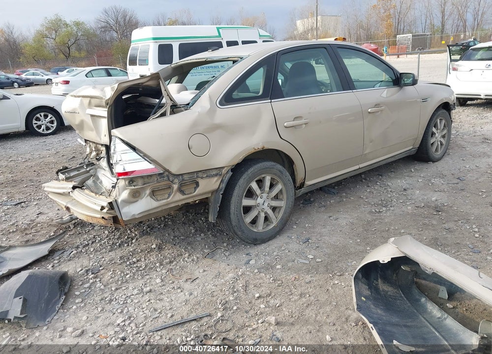 2008 FORD TAURUS SEL VIN: 1FAHP24W48G160061