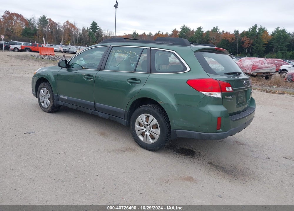 2010 SUBARU OUTBACK 2.5I VIN: 4S4BRBAC9A3351133