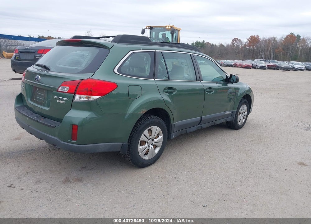 2010 SUBARU OUTBACK 2.5I VIN: 4S4BRBAC9A3351133