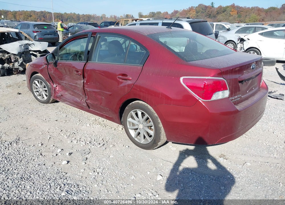 2012 SUBARU IMPREZA VIN: JF1GJAC65CH021889