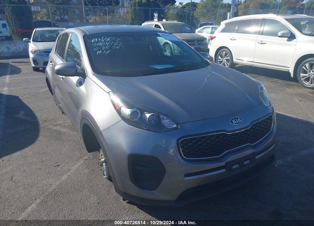2018 KIA SPORTAGE LX VIN: KNDPM3AC5J7336961