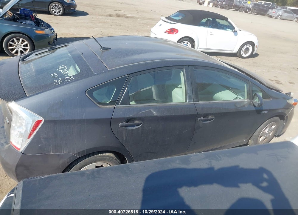 2010 TOYOTA PRIUS II VIN: JTDKN3DU6A1018734