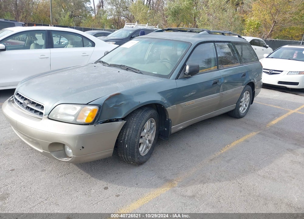 2002 SUBARU OUTBACK VIN: 4S3BH665226650102
