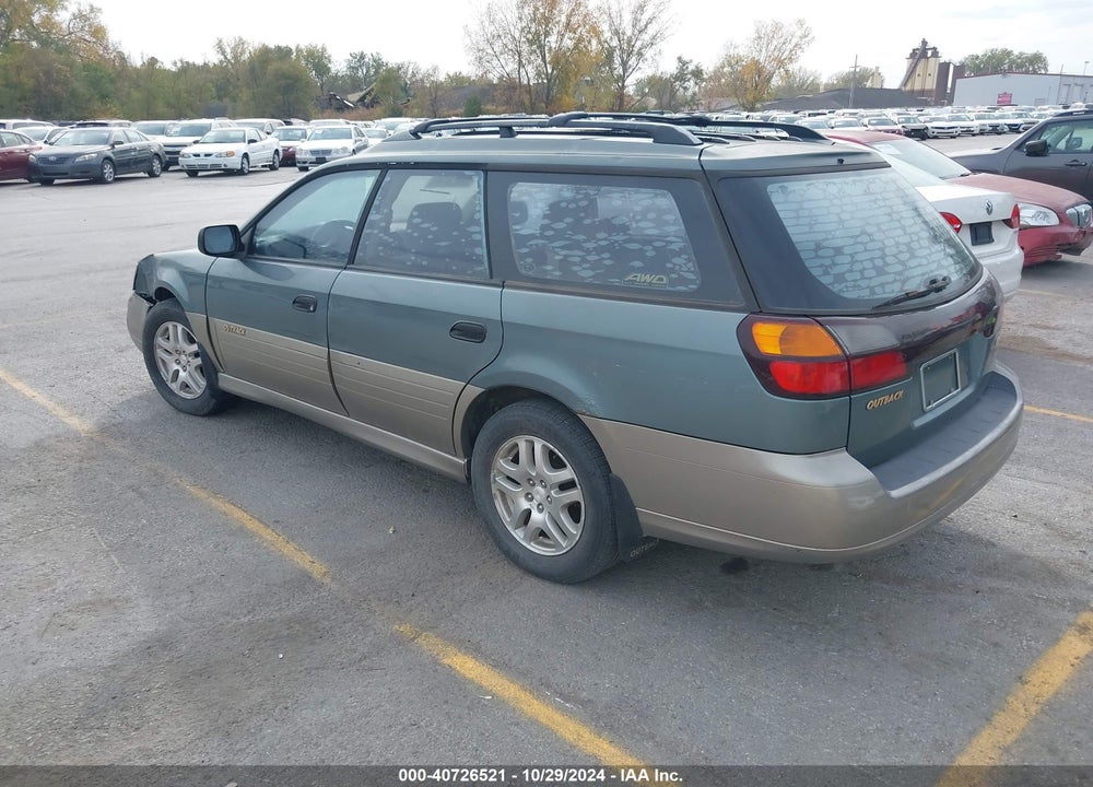 2002 SUBARU OUTBACK VIN: 4S3BH665226650102