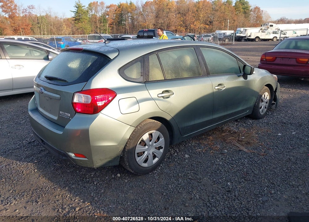 2016 SUBARU IMPREZA 2.0I VIN: JF1GPAA66GH291141