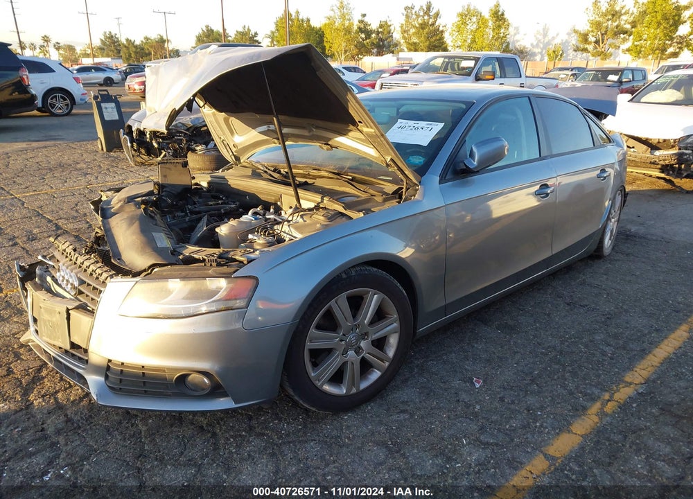2010 AUDI A4 2.0T PREMIUM VIN: WAUAFAFLXAN064848