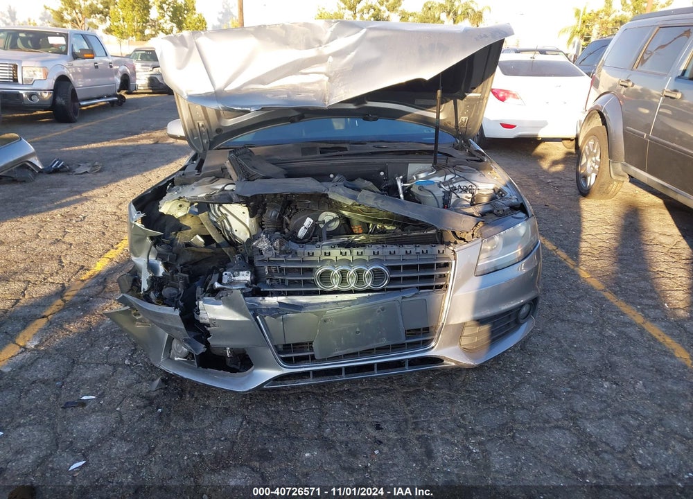 2010 AUDI A4 2.0T PREMIUM VIN: WAUAFAFLXAN064848