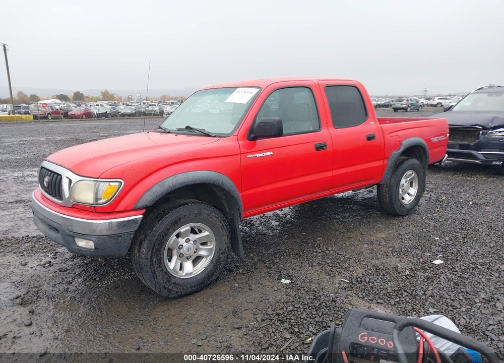 2001 TOYOTA TACOMA PRERUNNER V6 VIN: 5TEGN92N41Z861065
