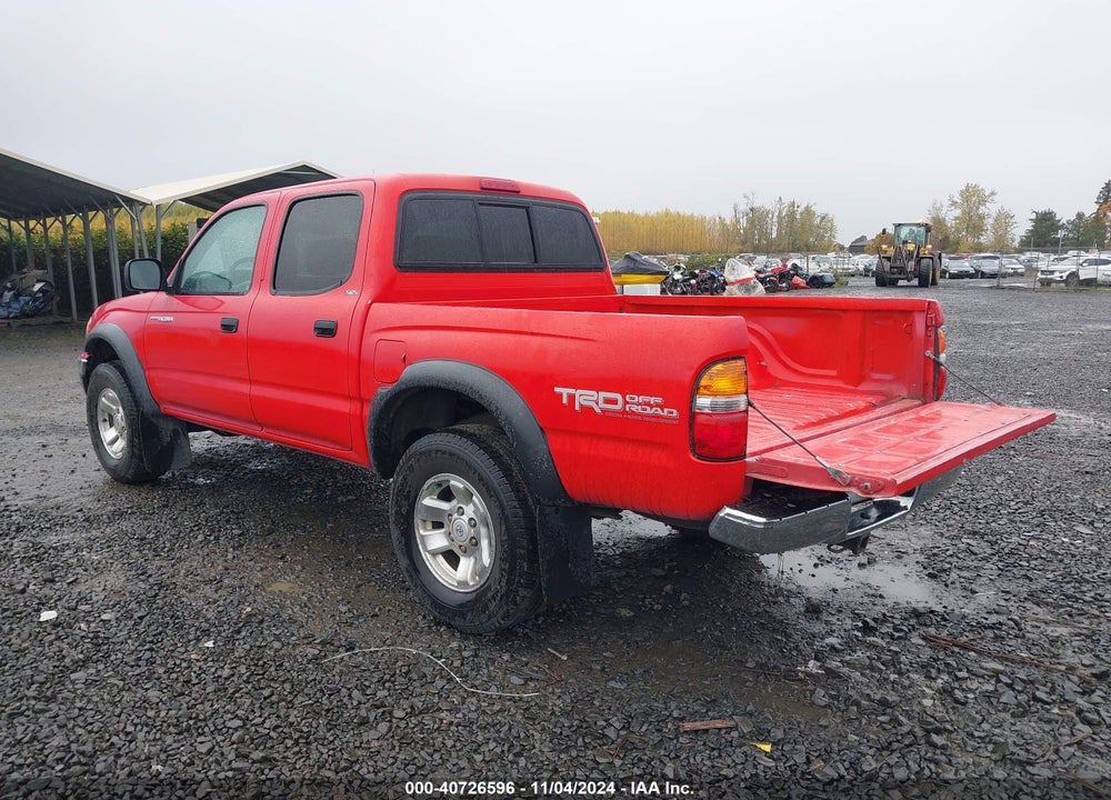 2001 TOYOTA TACOMA PRERUNNER V6 VIN: 5TEGN92N41Z861065