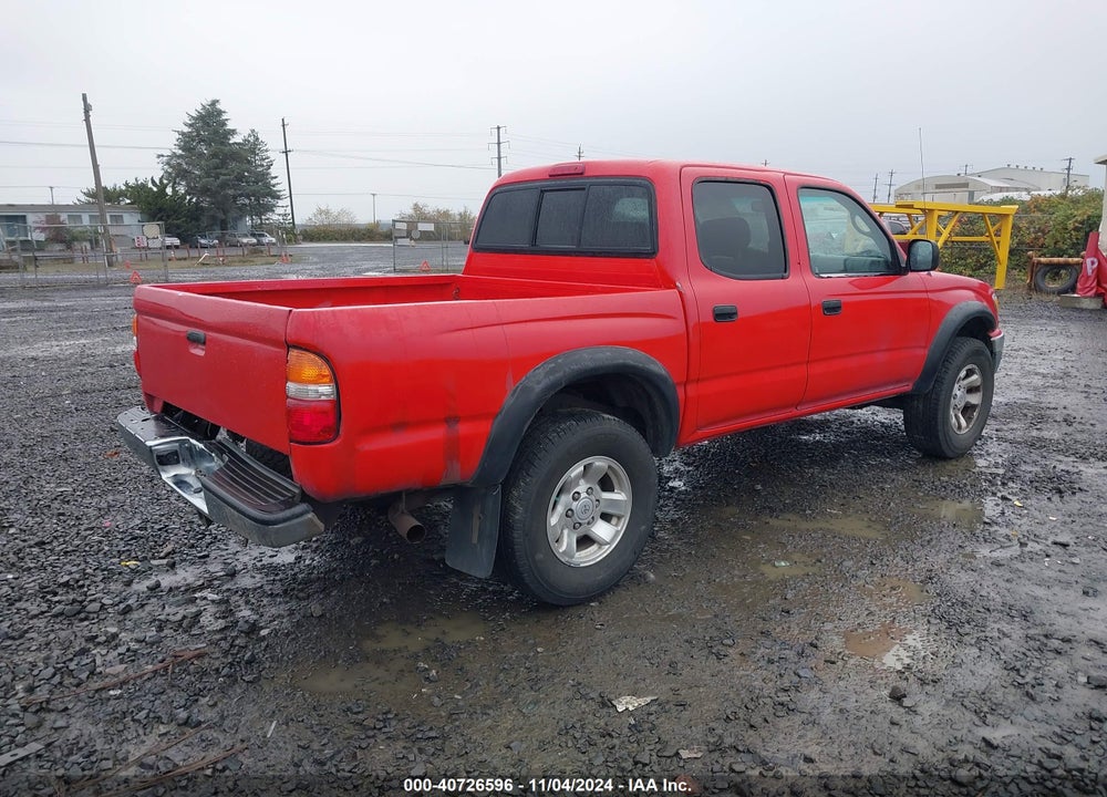 2001 TOYOTA TACOMA PRERUNNER V6 VIN: 5TEGN92N41Z861065