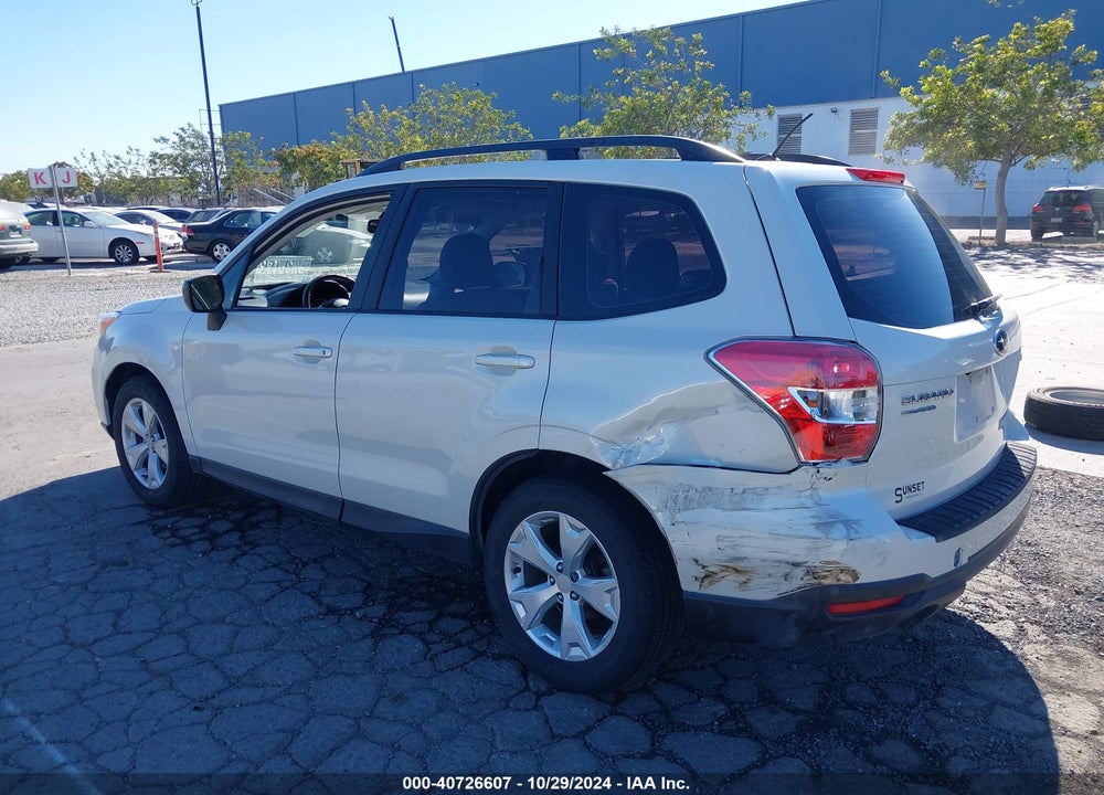 2015 SUBARU FORESTER 2.5I VIN: JF2SJABC6FH582555