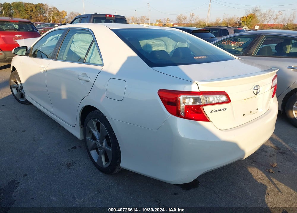 2012 TOYOTA CAMRY SE LIMITED EDITION VIN: 4T1BF1FK7CU629544