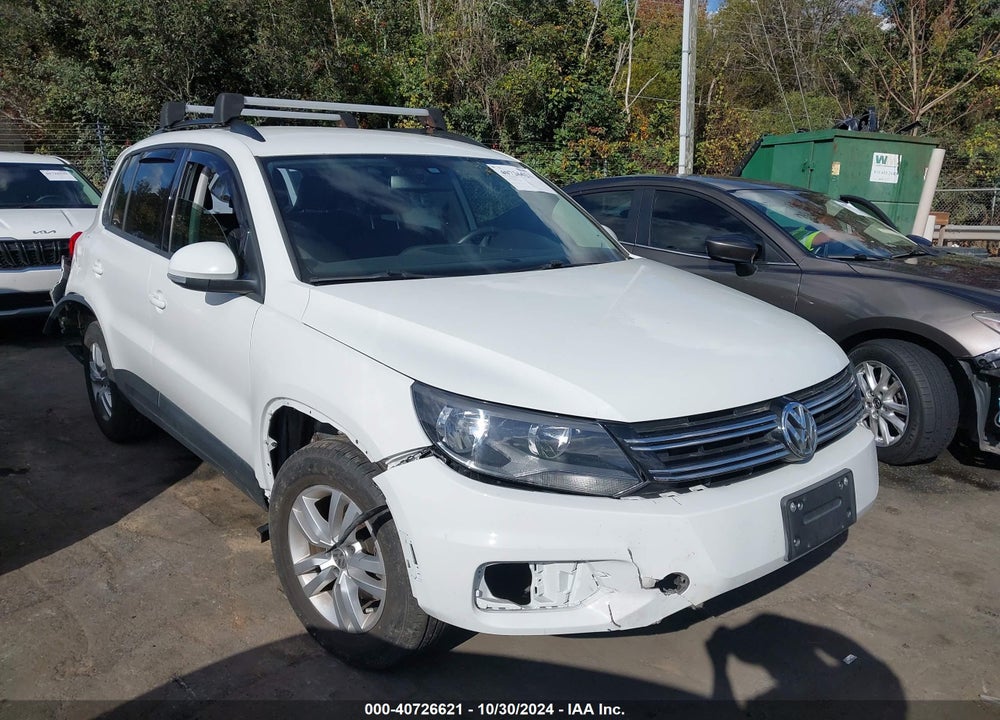 2016 VOLKSWAGEN TIGUAN S VIN: WVGBV7AX7GW601472