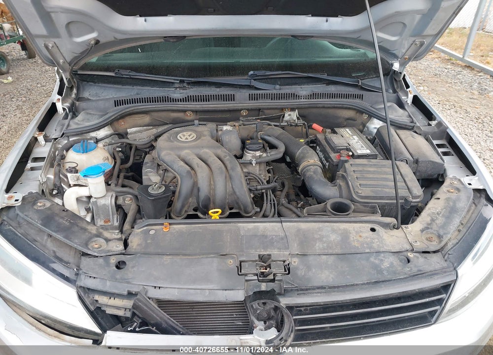 2012 VOLKSWAGEN JETTA 2.0L S VIN: 3VW2K7AJ4CM344917