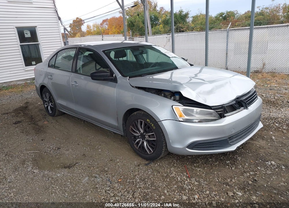 2012 VOLKSWAGEN JETTA 2.0L S VIN: 3VW2K7AJ4CM344917