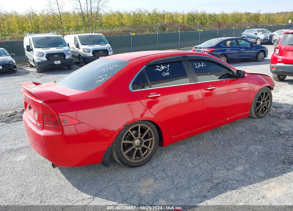 2004 ACURA TSX VIN: JH4CL95894C042936