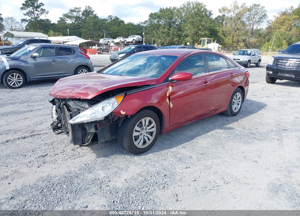 2012 HYUNDAI SONATA GLS VIN: 5NPEB4AC2CH397573