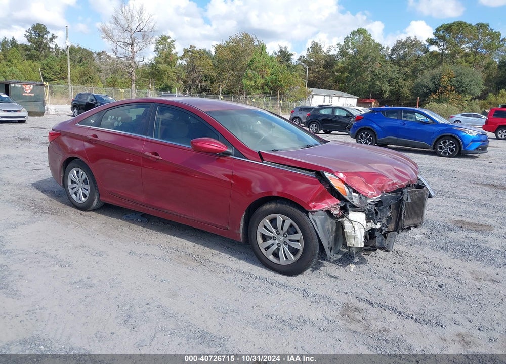 2012 HYUNDAI SONATA GLS VIN: 5NPEB4AC2CH397573