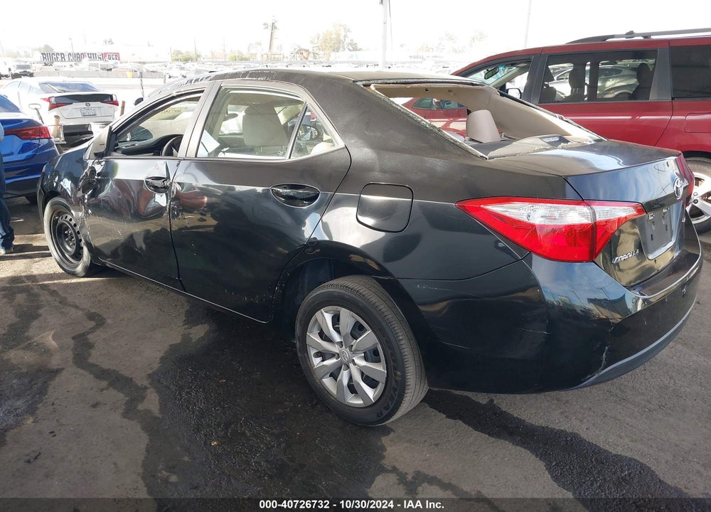 2015 TOYOTA COROLLA LE VIN: 5YFBURHE2FP245365