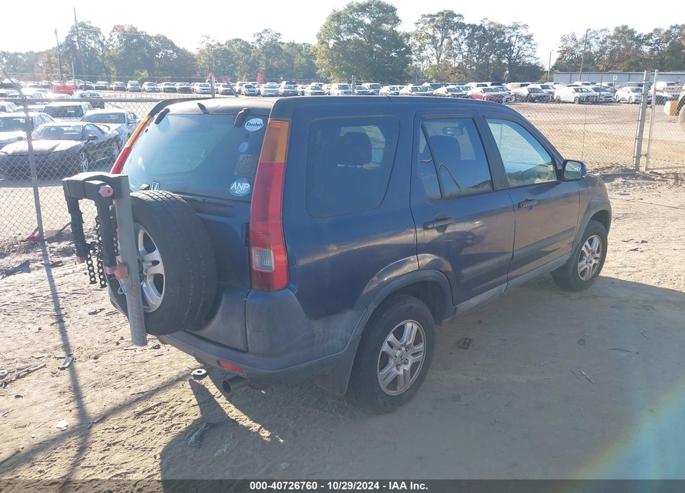 2003 HONDA CR-V EX VIN: SHSRD78893U114575