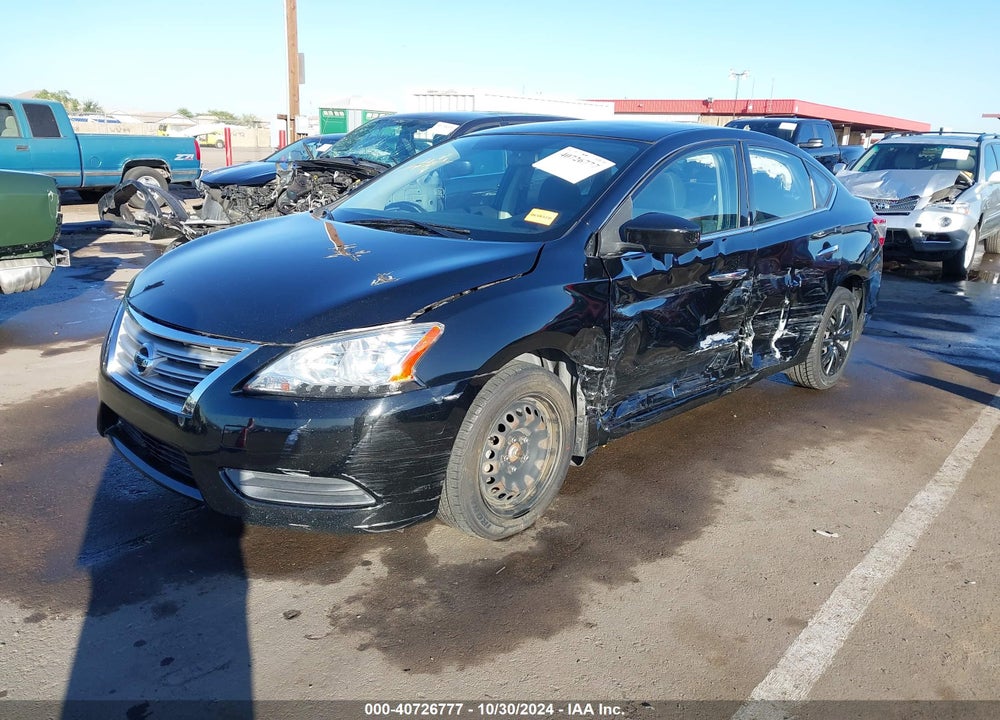 2014 NISSAN SENTRA S VIN: 3N1AB7AP2EL682041