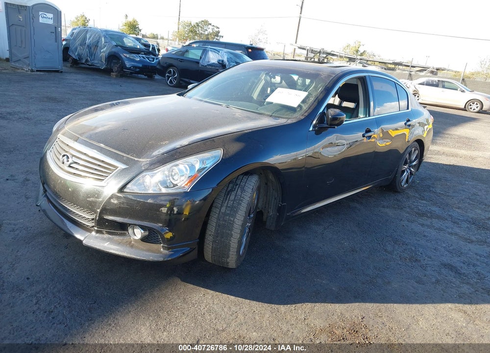 2012 INFINITI G37 LIMITED EDITION VIN: JN1CV6AP5CM621862