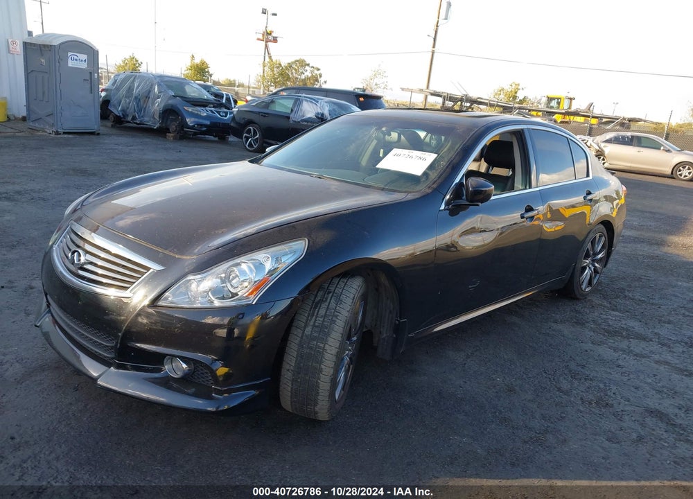 2012 INFINITI G37 LIMITED EDITION VIN: JN1CV6AP5CM621862