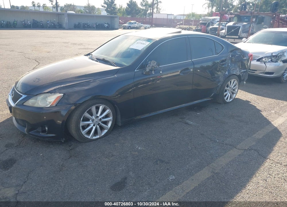 2009 LEXUS IS 250 VIN: JTHBK262595105199