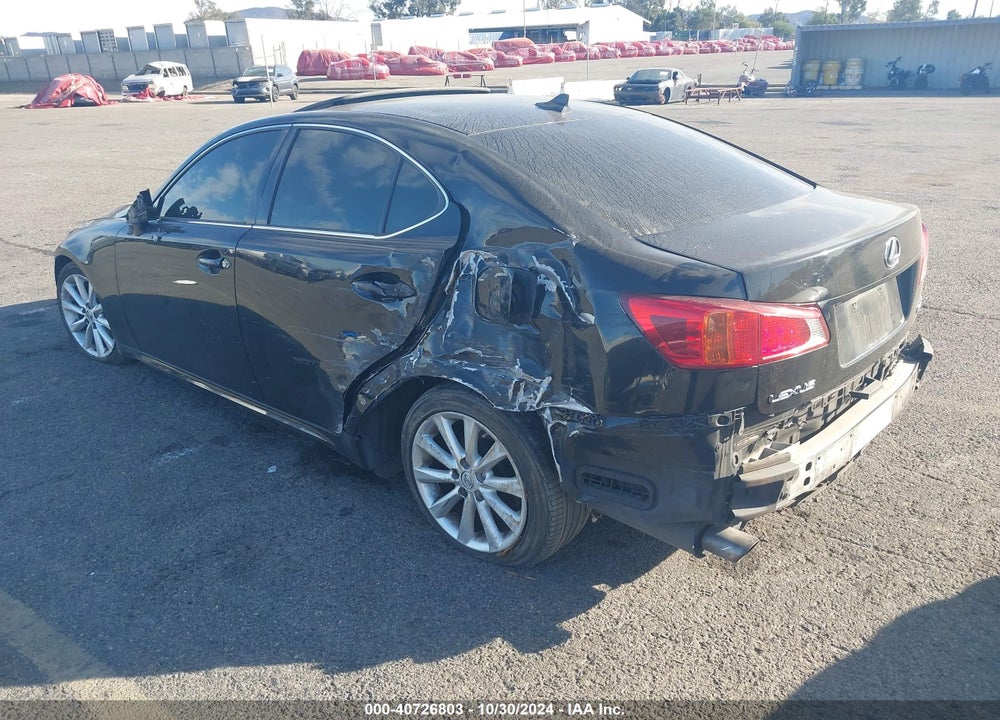 2009 LEXUS IS 250 VIN: JTHBK262595105199