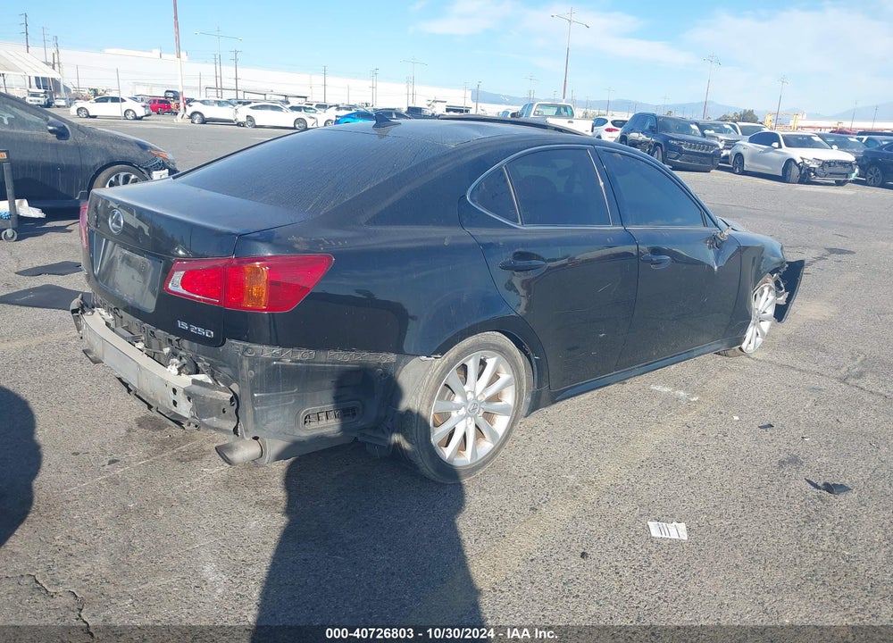2009 LEXUS IS 250 VIN: JTHBK262595105199