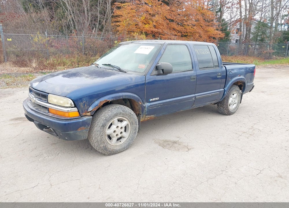 2004 CHEVROLET S-10 LS VIN: 1GCDT13X14K108824