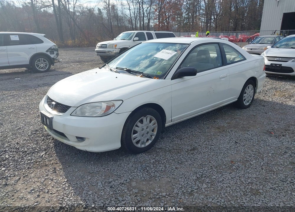 2005 HONDA CIVIC LX VIN: 1HGEM22605L066871