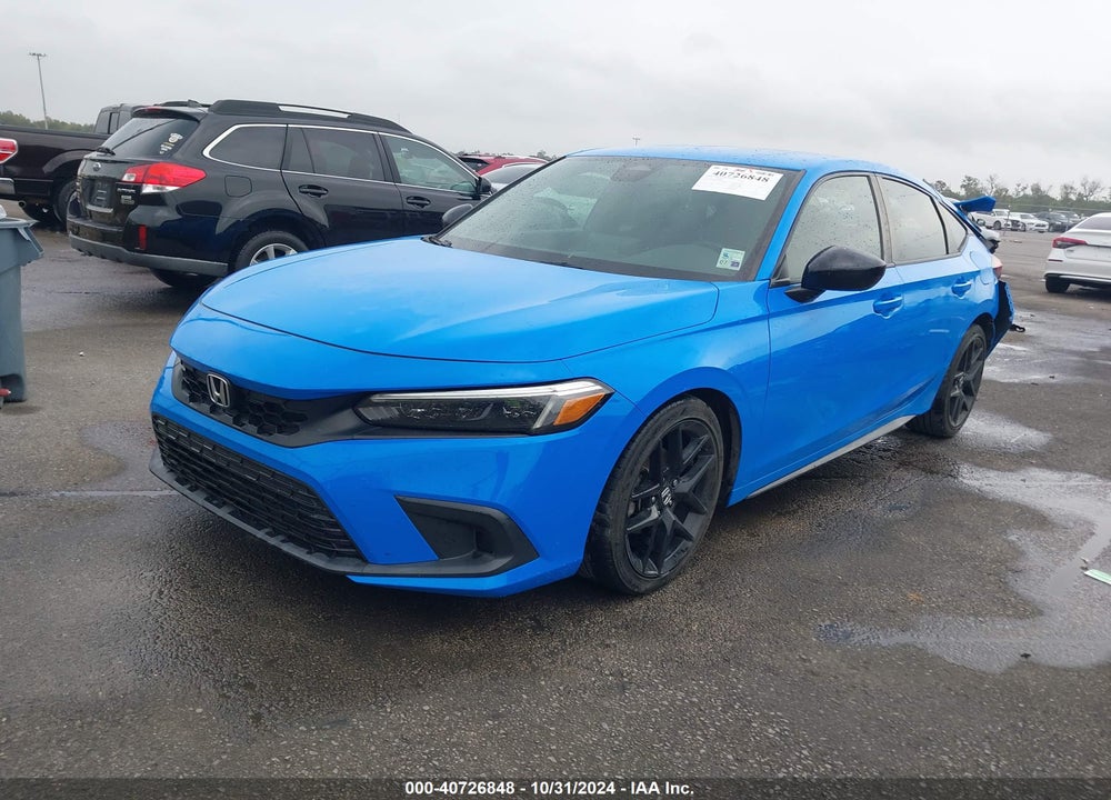 2022 HONDA CIVIC SPORT VIN: 19XFL2H82NE018019
