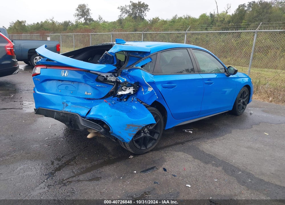 2022 HONDA CIVIC SPORT VIN: 19XFL2H82NE018019