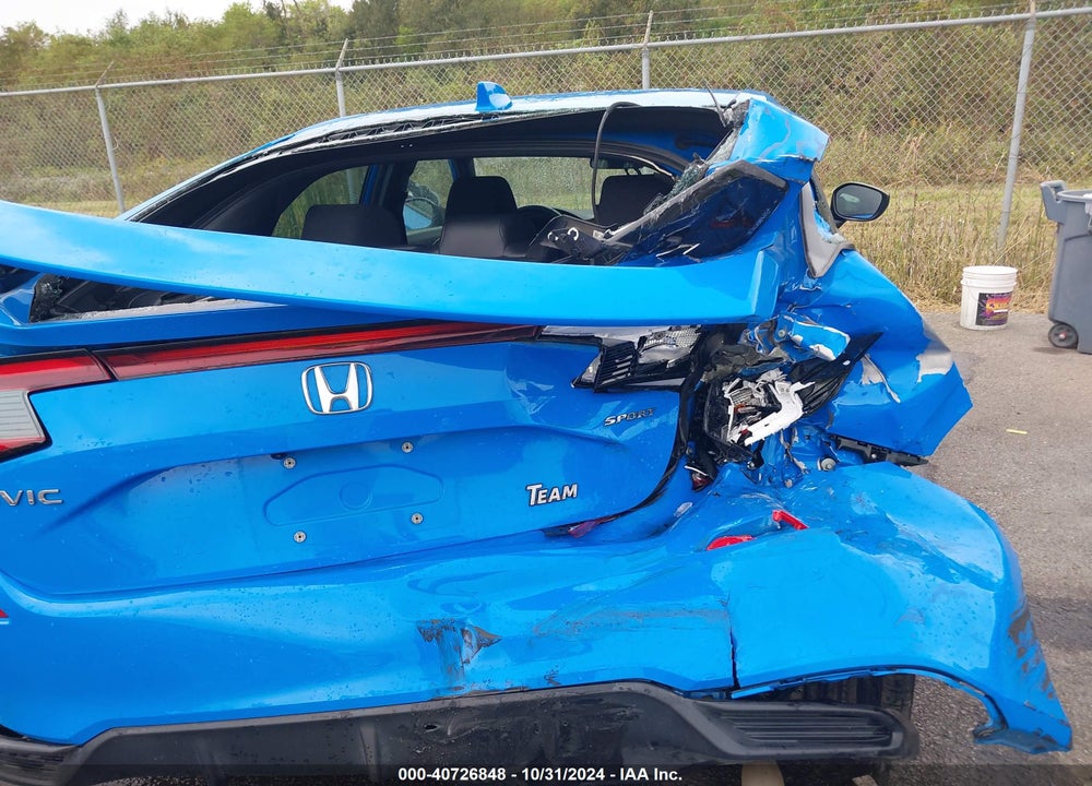 2022 HONDA CIVIC SPORT VIN: 19XFL2H82NE018019