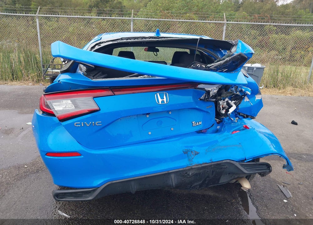 2022 HONDA CIVIC SPORT VIN: 19XFL2H82NE018019