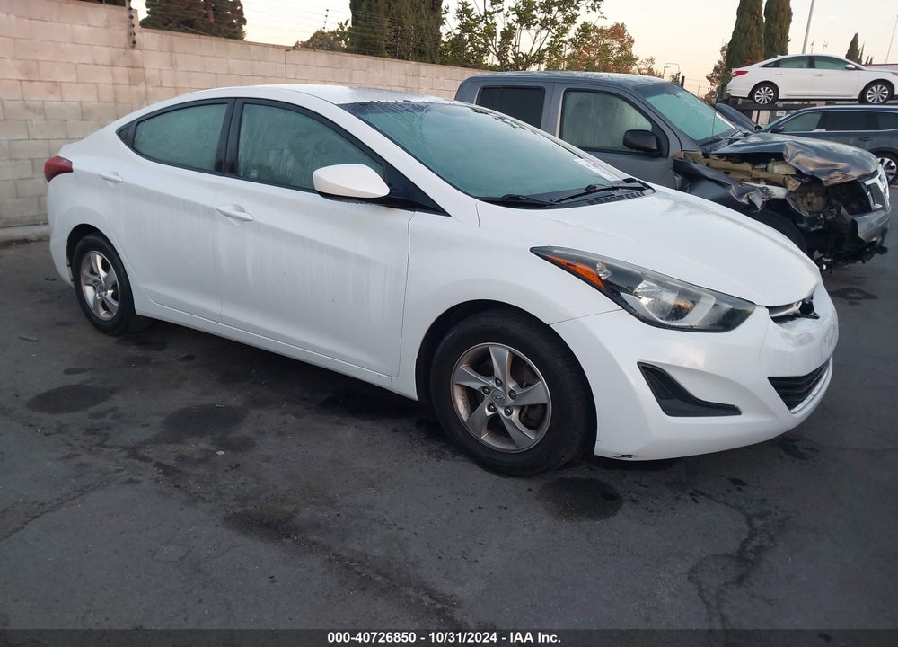 2015 HYUNDAI ELANTRA SE VIN: 5NPDH4AE9FH566813