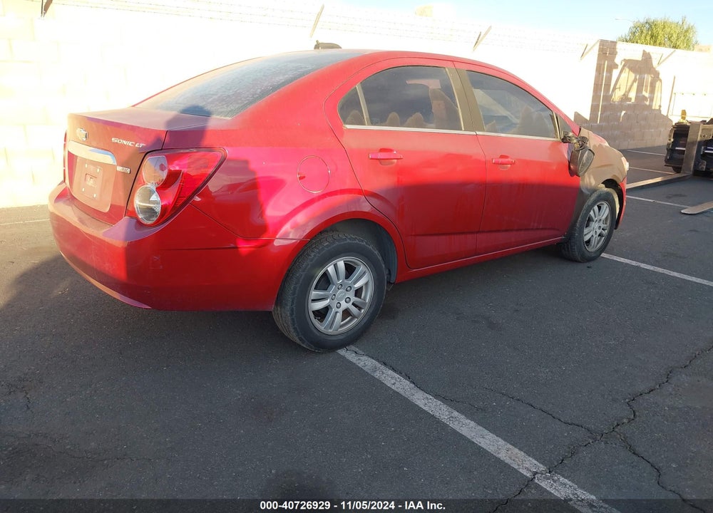 2015 CHEVROLET SONIC VIN: 1G1JC5SB9F4154661