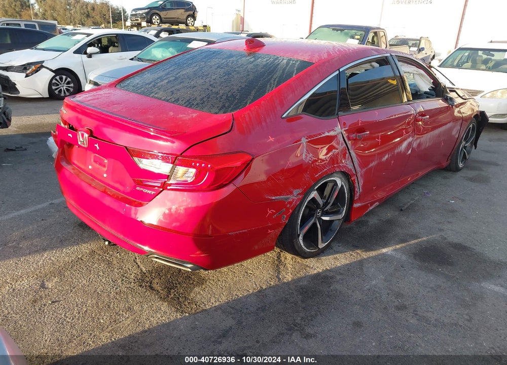 2019 HONDA ACCORD SPORT VIN: 1HGCV1F35KA000533