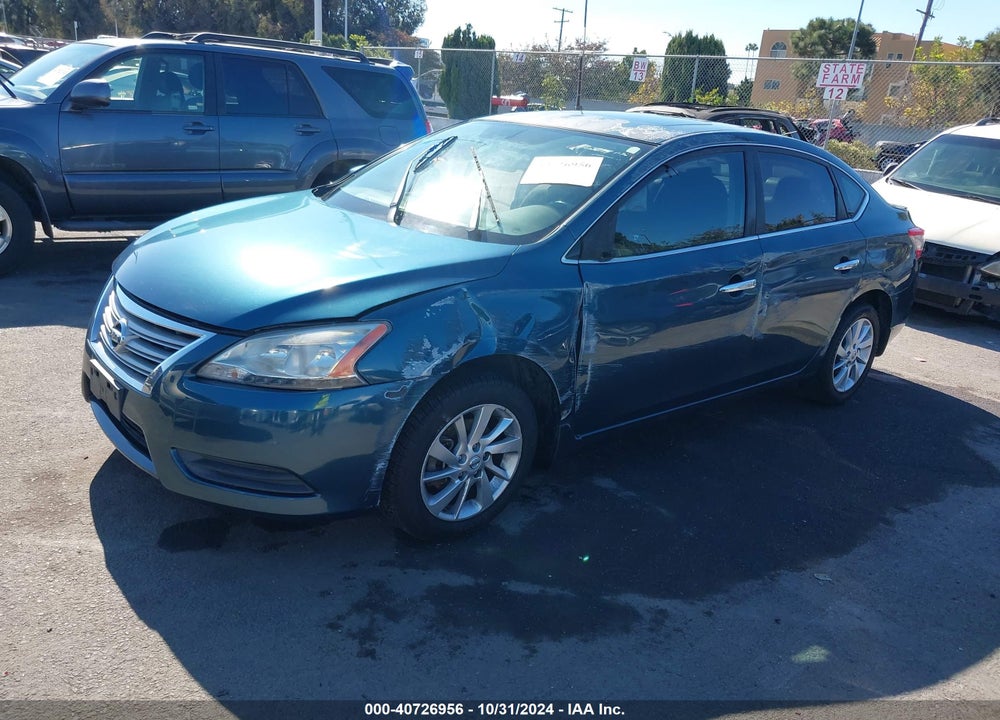 2015 NISSAN SENTRA SV VIN: 3N1AB7APXFY324125