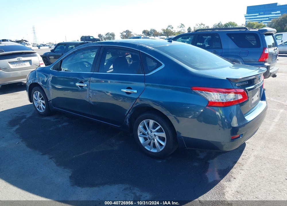 2015 NISSAN SENTRA SV VIN: 3N1AB7APXFY324125