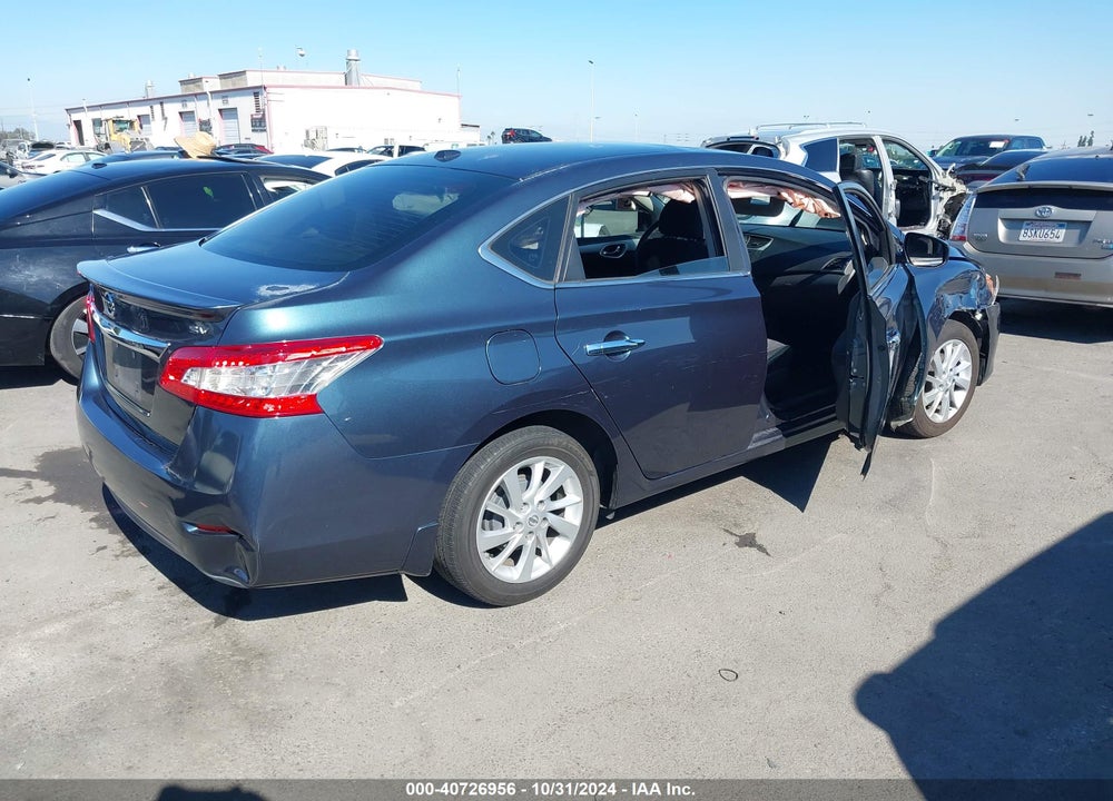 2015 NISSAN SENTRA SV VIN: 3N1AB7APXFY324125