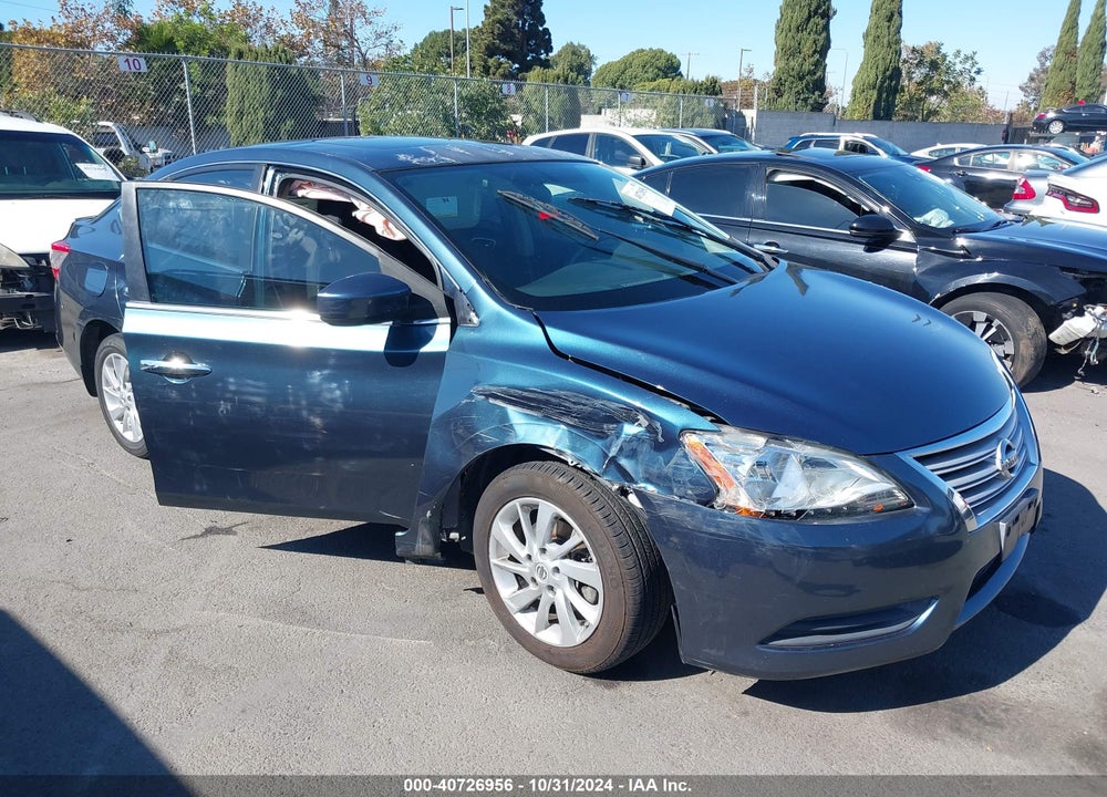 2015 NISSAN SENTRA SV VIN: 3N1AB7APXFY324125