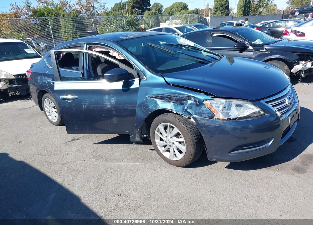 2015 NISSAN SENTRA SV VIN: 3N1AB7APXFY324125