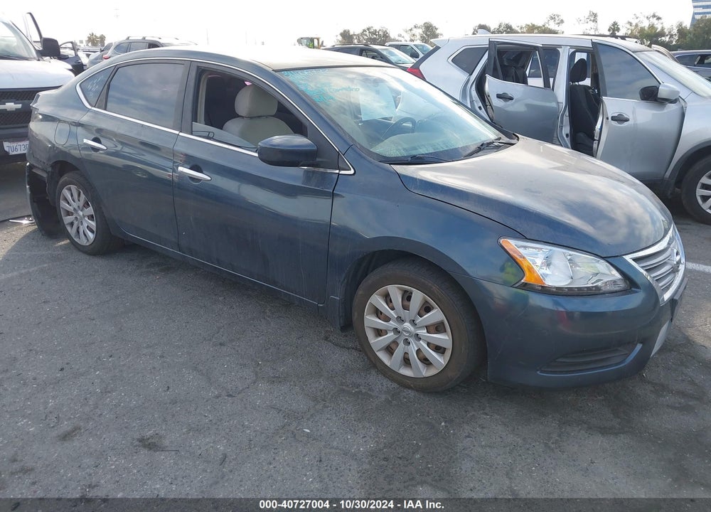 2013 NISSAN SENTRA S VIN: 3N1AB7AP4DL751360