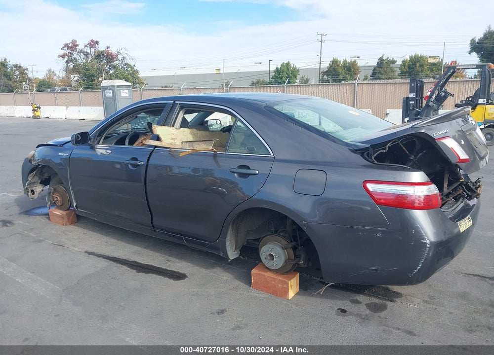 2007 TOYOTA CAMRY HYBRID VIN: JTNBB46K273025263