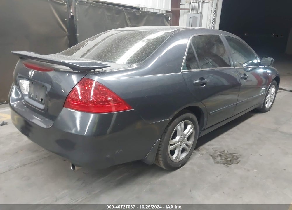 2007 HONDA ACCORD 2.4 SE VIN: 1HGCM56307A216288